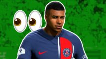FC 24 fastest players Mbappe: an image of the PSG player