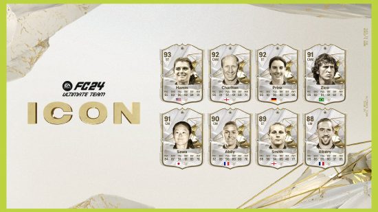 FC 24 new Icons ratings players: an image of the new Icons coming to the soccer game