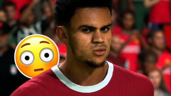 FC 24 RTTK tracker Diaz: an image of the Liverpool player from the soccer game on PS5