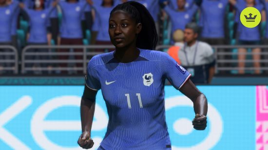 FC 24 women's ratings: Kadidiatou Diani playing for France in blue