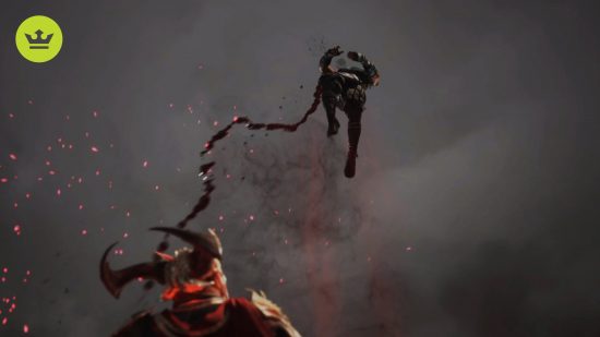 Mortal Kombat 1 Fatalities: General Shao can be seen kicking an opponent up