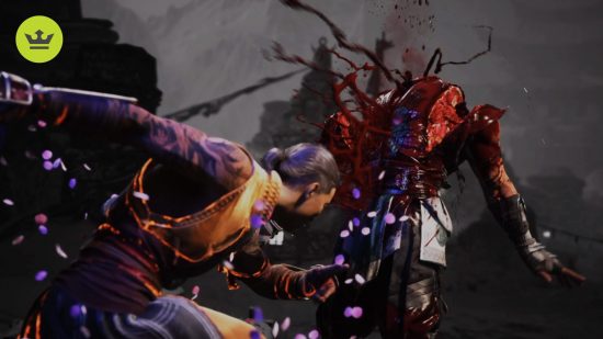 Mortal Kombat 1 Fatalities: Sub Zero can be seen torn apart by Kung Lao's hat