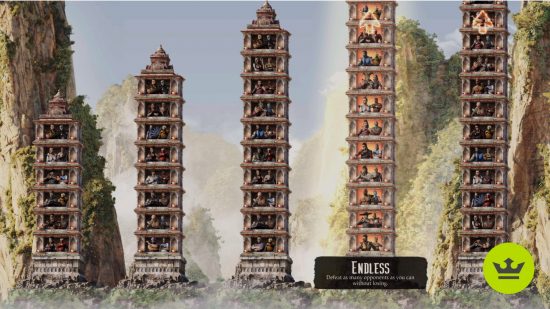Mortal Kombat 1 Towers: The Endless Tower in the menu.