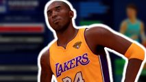 NBA 2K24 MyPLAYER builder: an image of Kobe Bryant from the basketball game