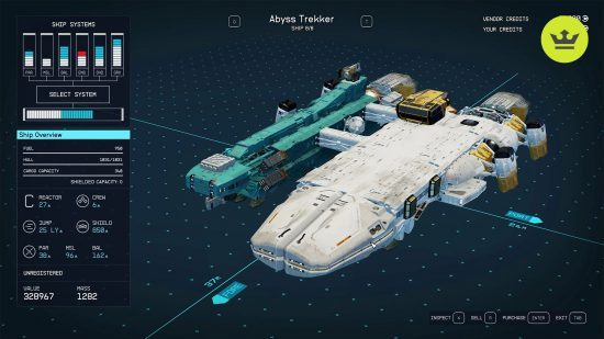 Starfield best ships: Abyss Trekker