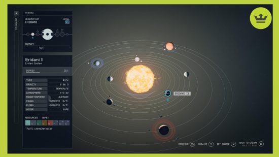 Starfield Halo Reach planet system view