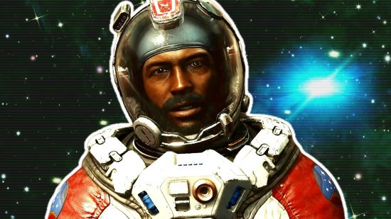 Starfield Mark 1 Spacesuit: an image of Barret from the Xbox RPG