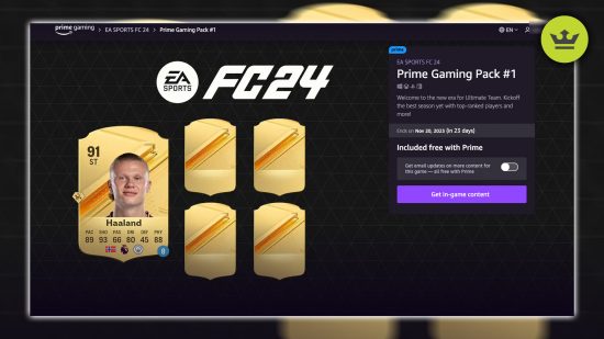 EA Sports FC 24 Prime Gaming Rewards