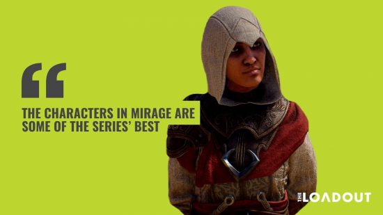 Assassin's Creed Mirage Review: Roshan with a quote about characters