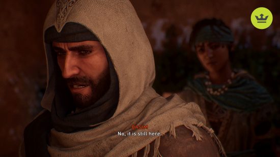 Assassin's Creed Mirage review: Basim talking with Nehal about the Jinni