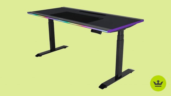 Best gaming desks: The Cooler Master GD160 ARGB.