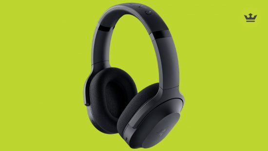 Best PS5 wireless headset: A black pair of Razer Barracuda headphones on a green background