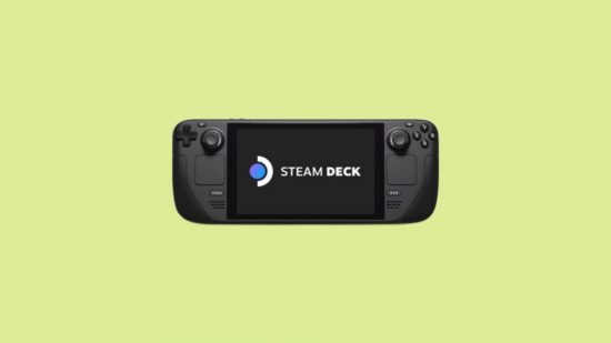 Best retro games consoles: Steam Deck. Image shows the Steam Deck on a plain background.