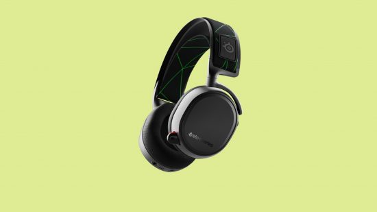 Best Xbox One accessories: SteelSeries Arctis 9X in front of a green background