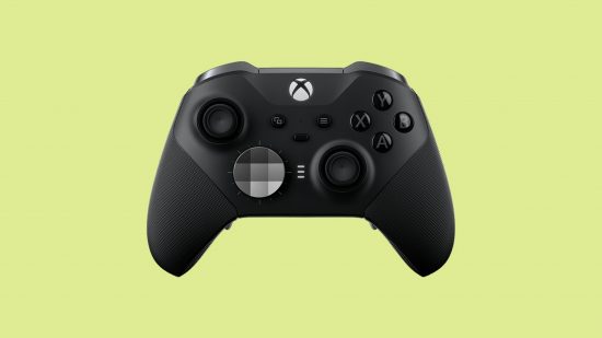 Best Xbox One accessories: Xbox Elite Controller Series 2 in front of a green background