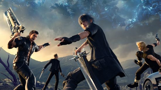 Best Xbox RPG games: Noctis and friends preparing for battle in Final Fantasy XV key art