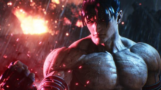 Best Xbox Series X games: a bare-chested Jin Kazama