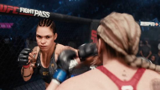 Best Xbox sports games: two women fighters square off in UFC 5