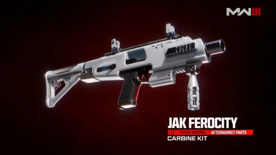 Call of Duty MW3 Gunsmith: The Carbine Kit for the Renetti can be seen