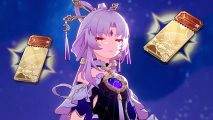 Honkai Star Rail 1.4 free Special Passes: a character with pink hair