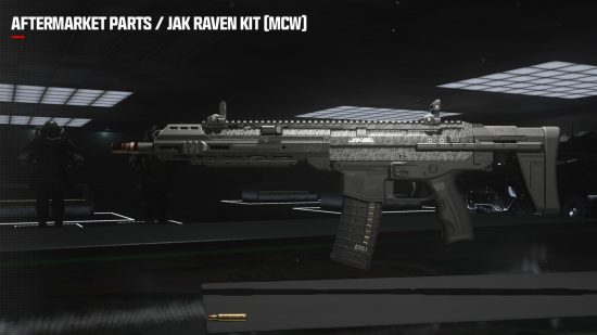 MW3 Aftermarket Parts: The JAK Raven Kit for the MCW assault rifle.