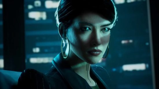 New PS4 games: a woman wearing large hoop earrings