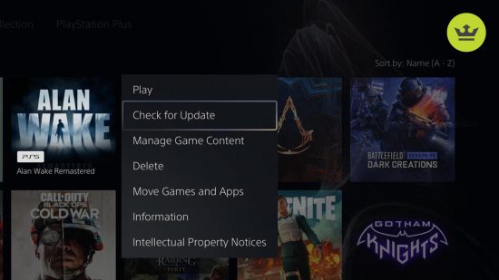 new PS5 update cloud streaming