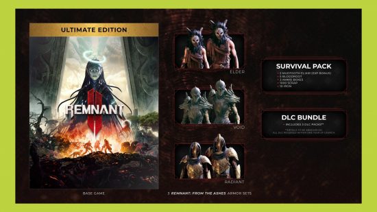 Remnant 2 DLC bundle edition: an image from the official site showing the quote discussed