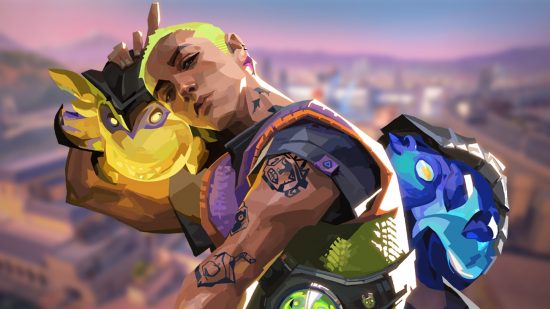 Valorant patch notes: Gekko in front of Sunset
