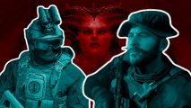 Warzone Lilith operator bundle, an image of the Diablo 4 demon and Captain Price