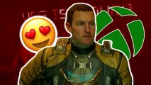Xbox Game Pass Dead Space: an image of Isaac Clarke from the horror game and an Xbox logo