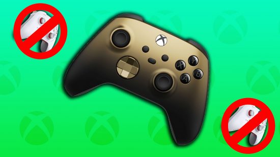Xbox Gold Shadow Controller buy price