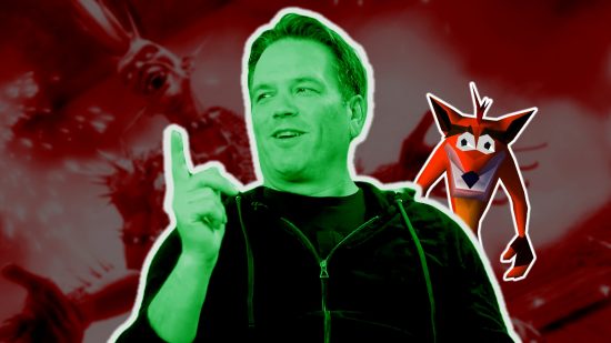 Xbox interview Game Pass old Activision Blizzard games: Phil Spencer and Crash Bandicoot