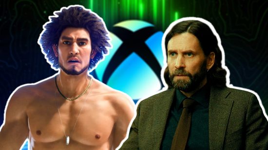 Xbox Partner Preview showcase games: an image of the main character from Like A Dragon and Alan Wake, too