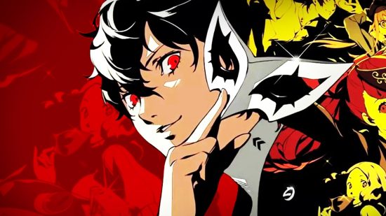 Best PS4 games: Joker holding his mask in Persona 5 Royal key art