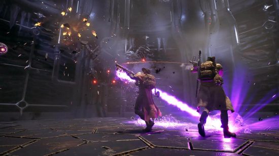 Best Xbox game pass games: Characters fighting monsters in a small arena in Remnant 2
