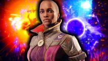 Destiny 2 Season 23 Artifact perks: an image of Ikora Rey with a colorful explosion behind her