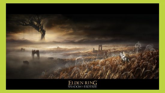 Elden Ring DLC trailer speculation the Game Awards key art: the Shadow of the Erdtree DLC artwork
