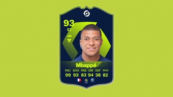 FC 24 Mbappe POTM card: a mock-up of what his POTM could look like
