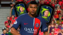 FC 24 Mbappe POTM: an image of the PSG player in-game