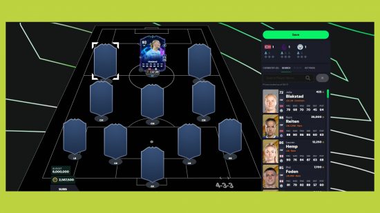 FC 24 Pro Draft rewards: an image of the draft picks screen