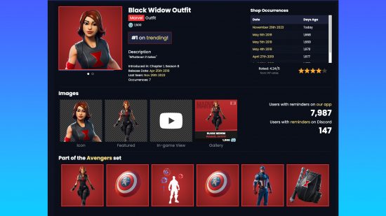 Fortnite Black Widow
