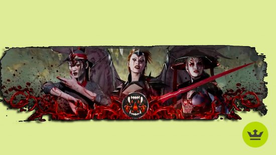 Mortal Kombat 1 Season 2 release date: A teaser banner showing the new cosmetics in MK1 Season 2, with Nitara at the center.