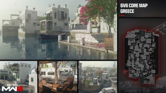 MW3 multiplayer Season 1: An overview of the Greece map.