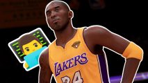 NBA 2K24 Locker Codes: Kobe standing tall in a Lakers jersey