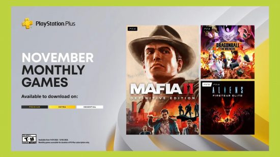 PS Plus free games November 2023: the line up, including Mafia 2, Aliens Fireteam Elite, and Dragon Ball The Breakers