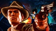 PS Plus November 2023 free games: an image of Vito Scaletta from Mafia 2 and Vegeta from Dragon Ball