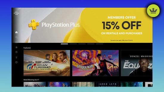 Sony Pictures Core Discount PS Plus