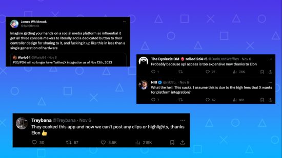PS5 Twitter X sharing screenshots clips