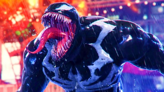 Spider-Man 2 sales PS5 year-to-date : Venom screaming in the rain